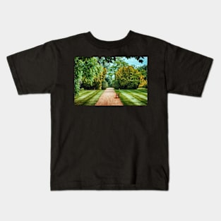 Green Formal Garden Kids T-Shirt